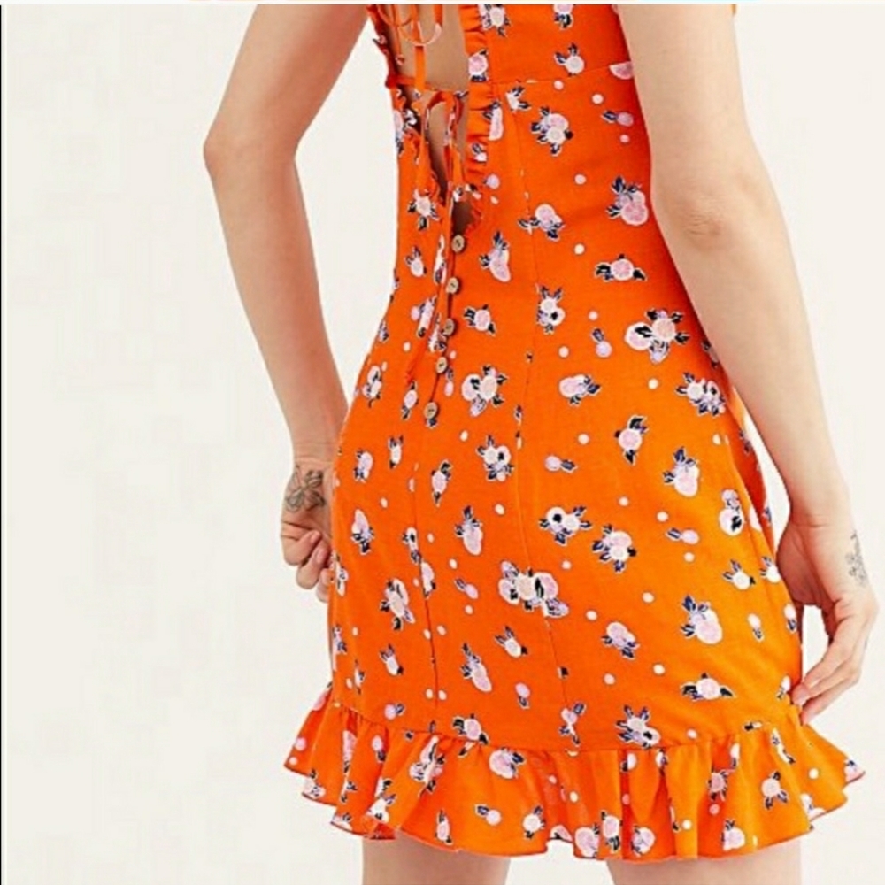 Free People Like A Lady Floral Mini Dress - Picture 6 of 7